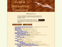 Tablet Screenshot of grief.reachingforjoy.org