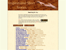 Tablet Screenshot of inspirational.reachingforjoy.org